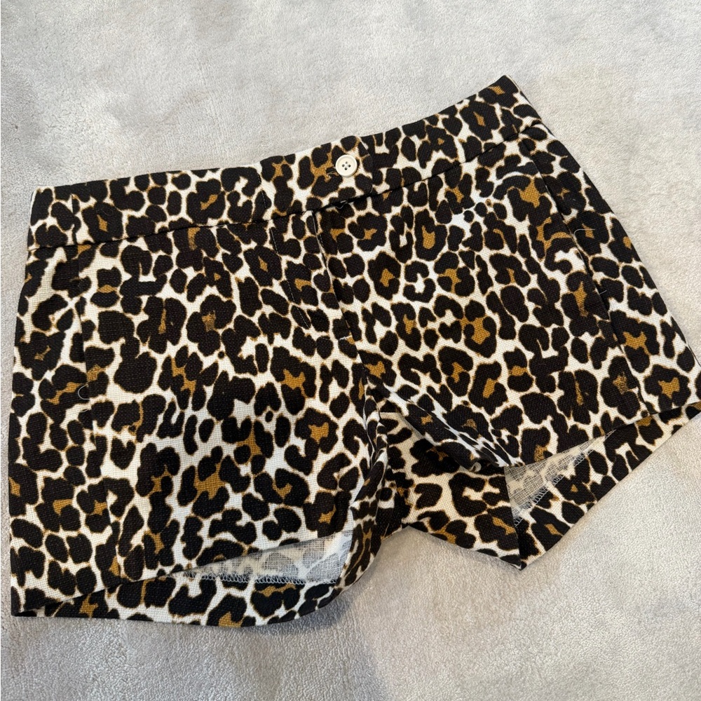 Jcrew Leopard Print Shorts